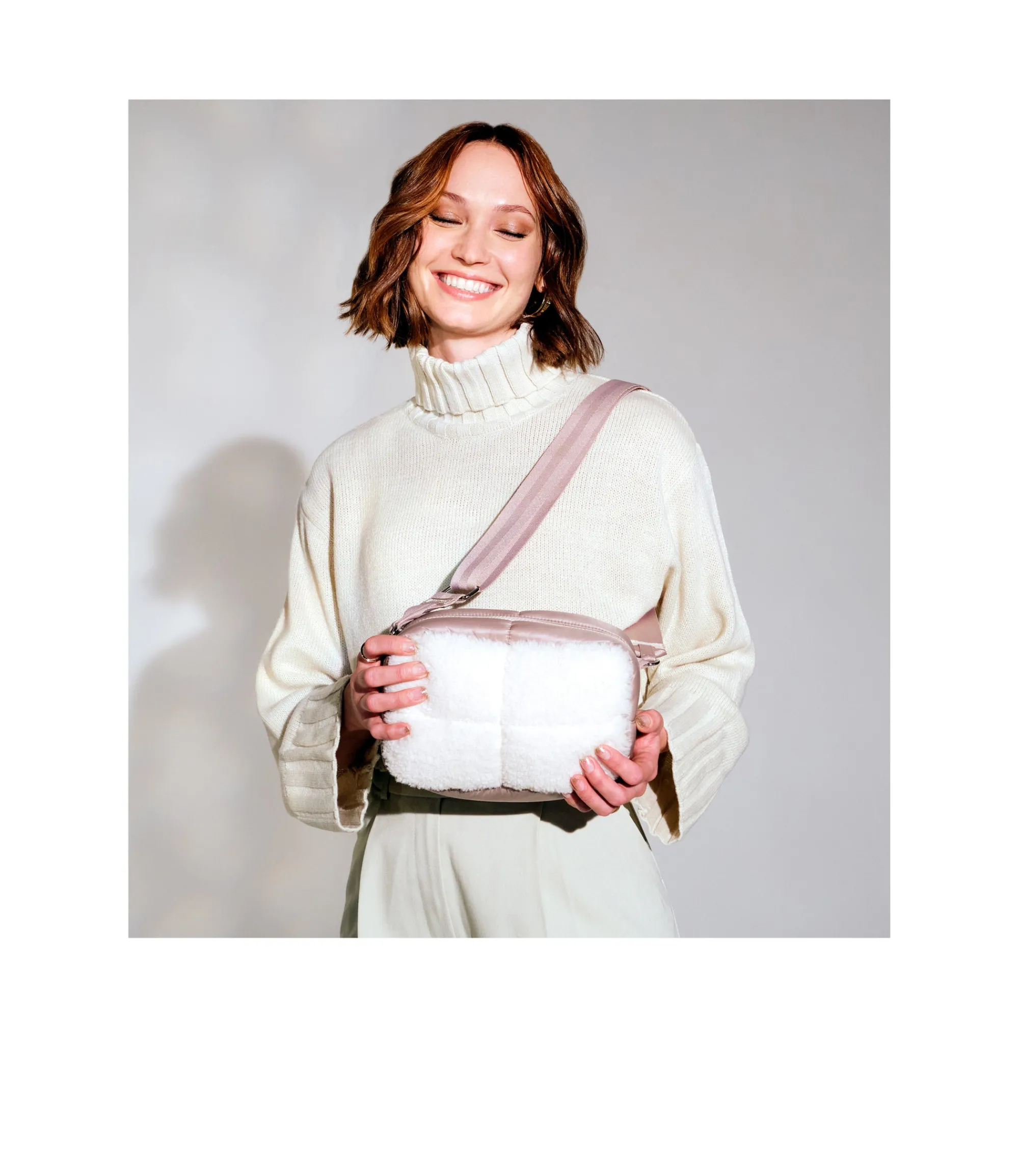 Puffy Sherpa Cube Crossbody-LeSportsac Discount