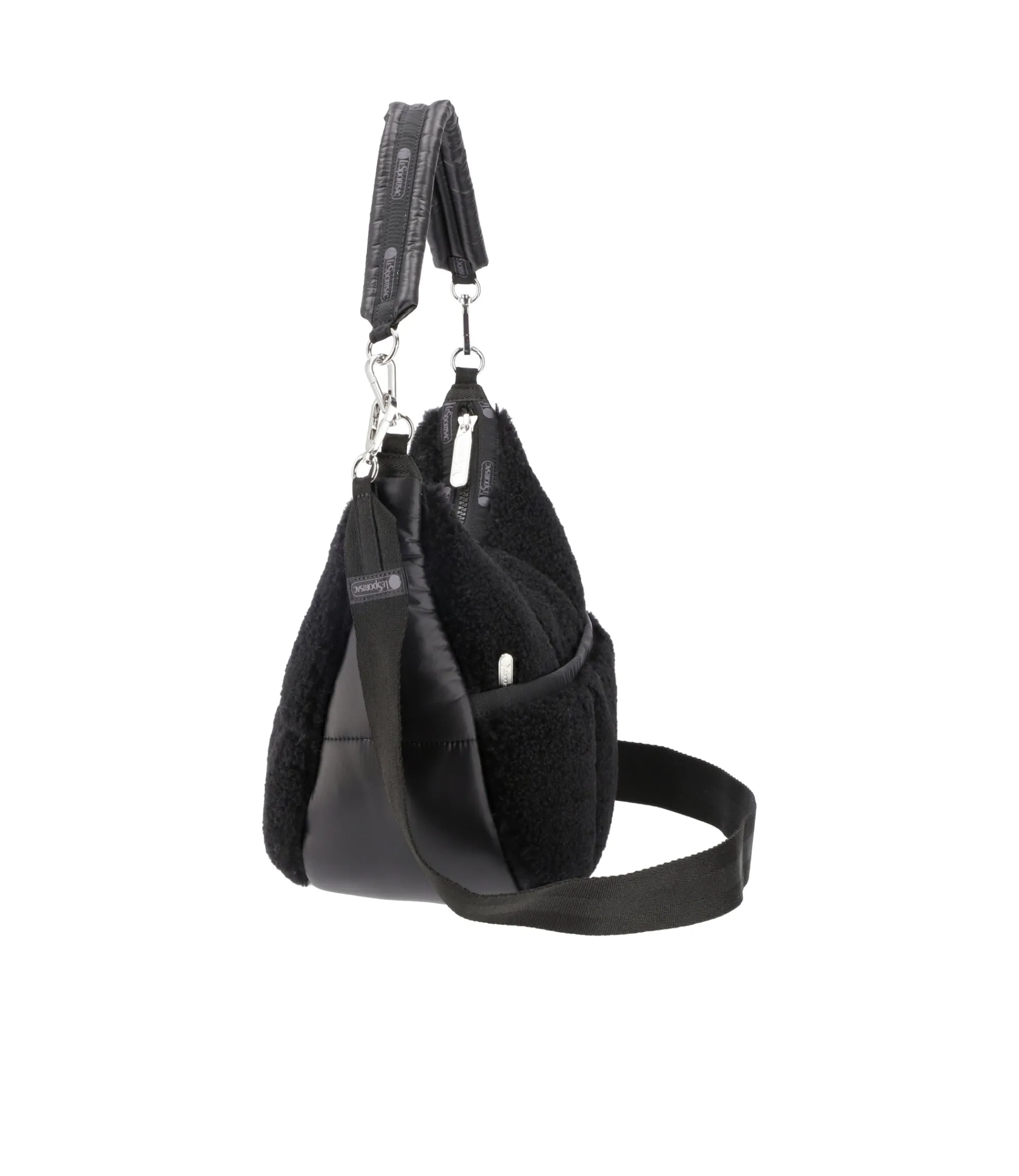 Puffy Sherpa North/South Convertible Hobo-LeSportsac Cheap